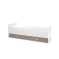 Bed TREND PLUS NEW white+coffee /teenage bed/